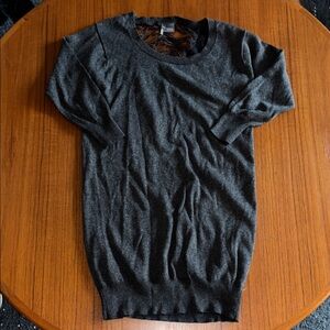 Sparkle & Fade Black Fringe Sweater Dress.